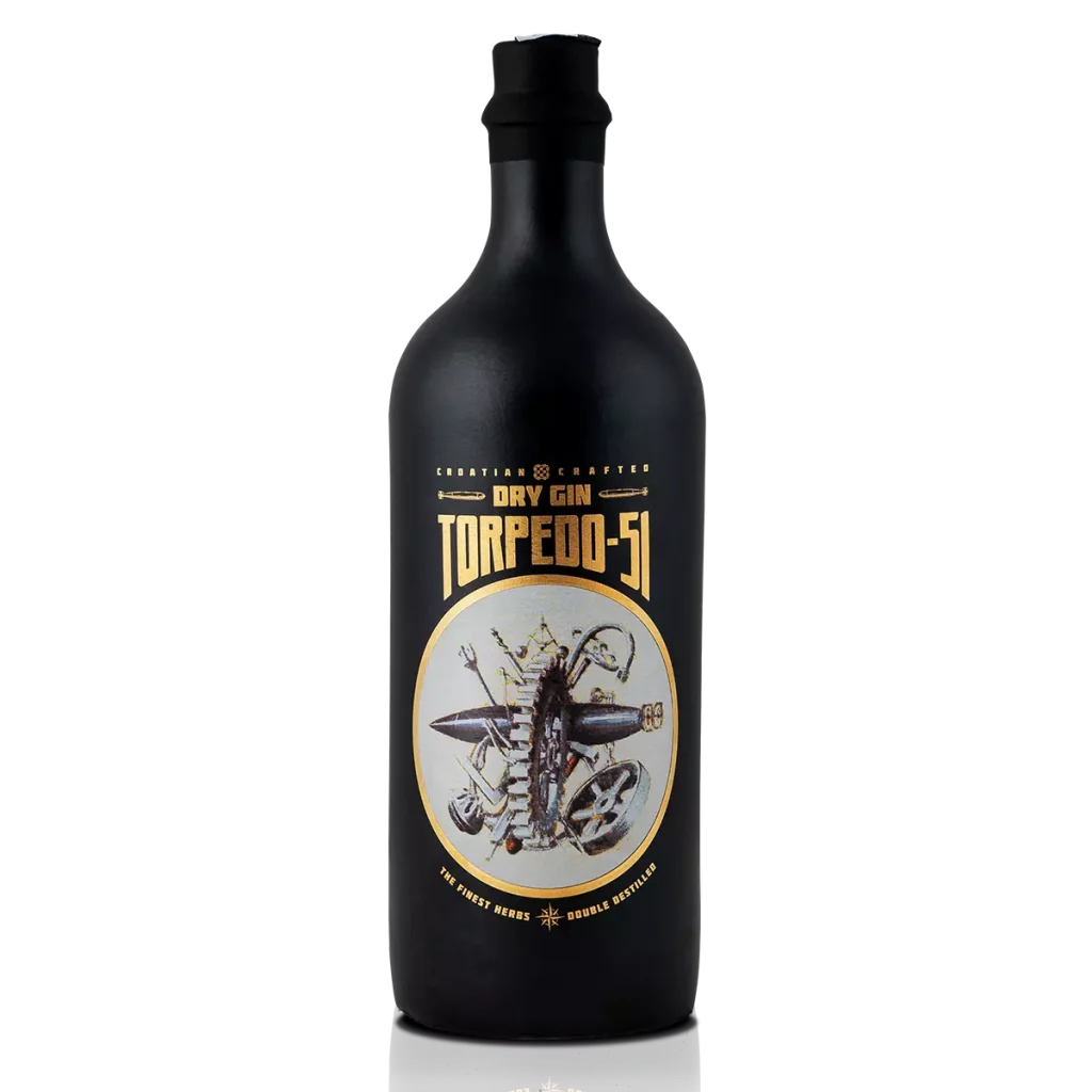 Torpedo-51 Dry Gin - Suza-T.B. Croatian Spirit